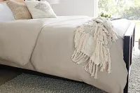 Rest & Renew Linen Blend Khaki Duvet Set