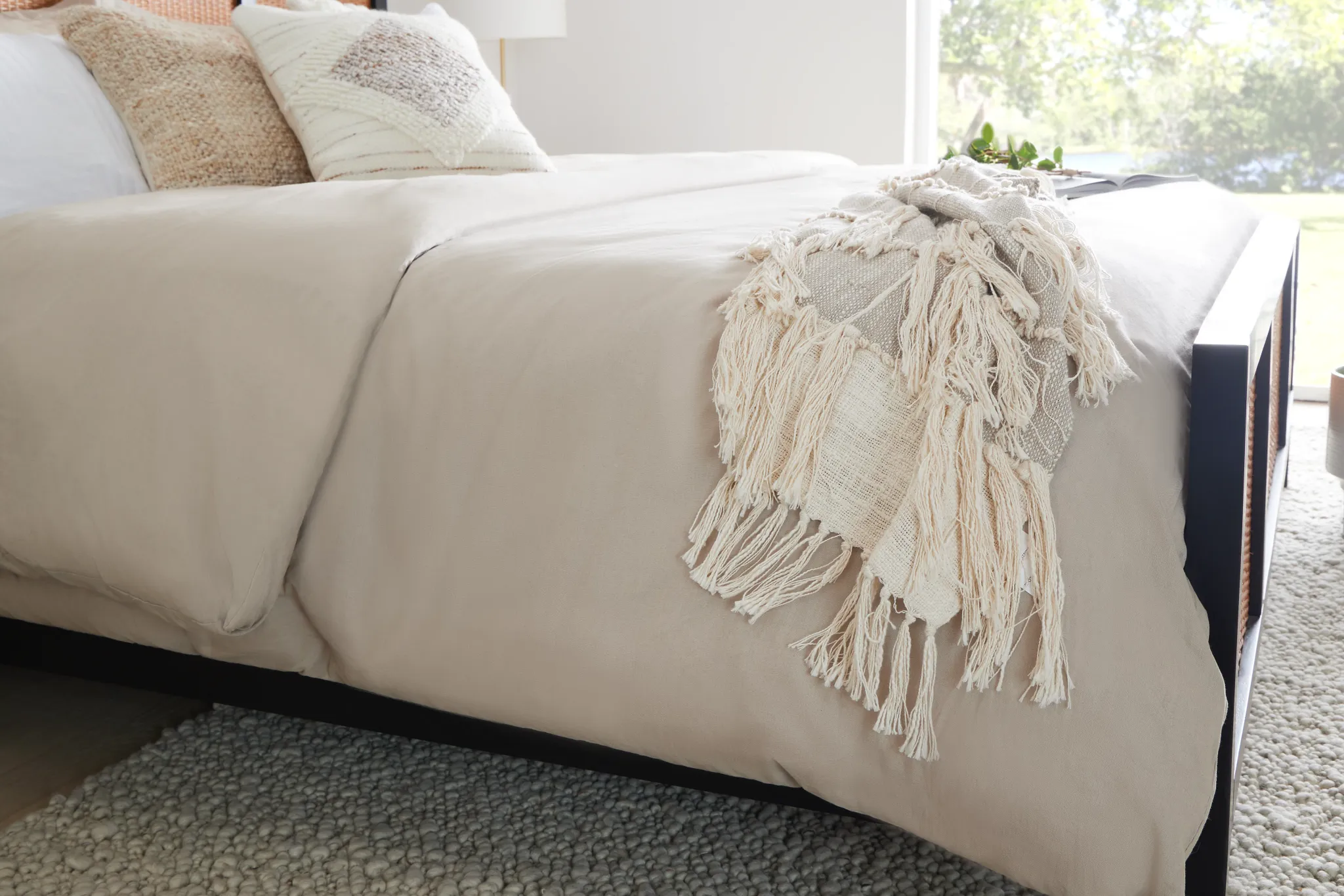 Rest & Renew Linen Blend Khaki Duvet Set