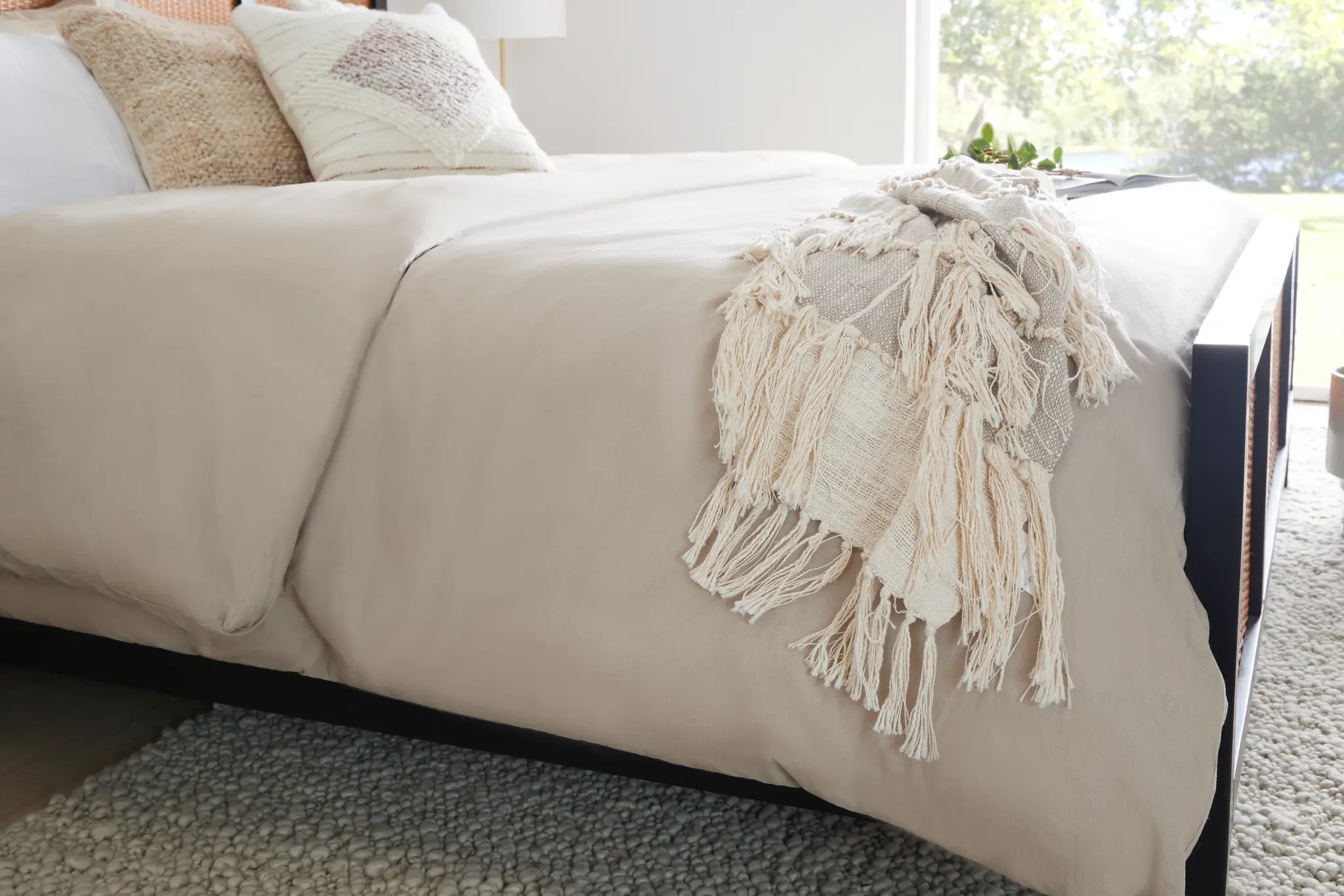 Rest & Renew Linen Blend Khaki Duvet Set Rest & Renew Linen Blend Khaki Duvet Set