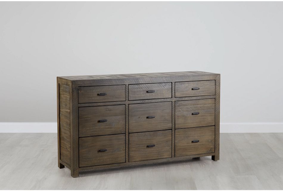 Seattle Gray Large Dresser Bedroom Dressers City Furniture