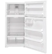 Ge 16 Series White Top Freezer Refrigerator