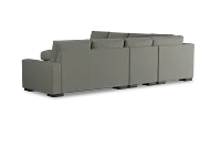 Edgewater Delray Pewter Large Left Chaise Sectional