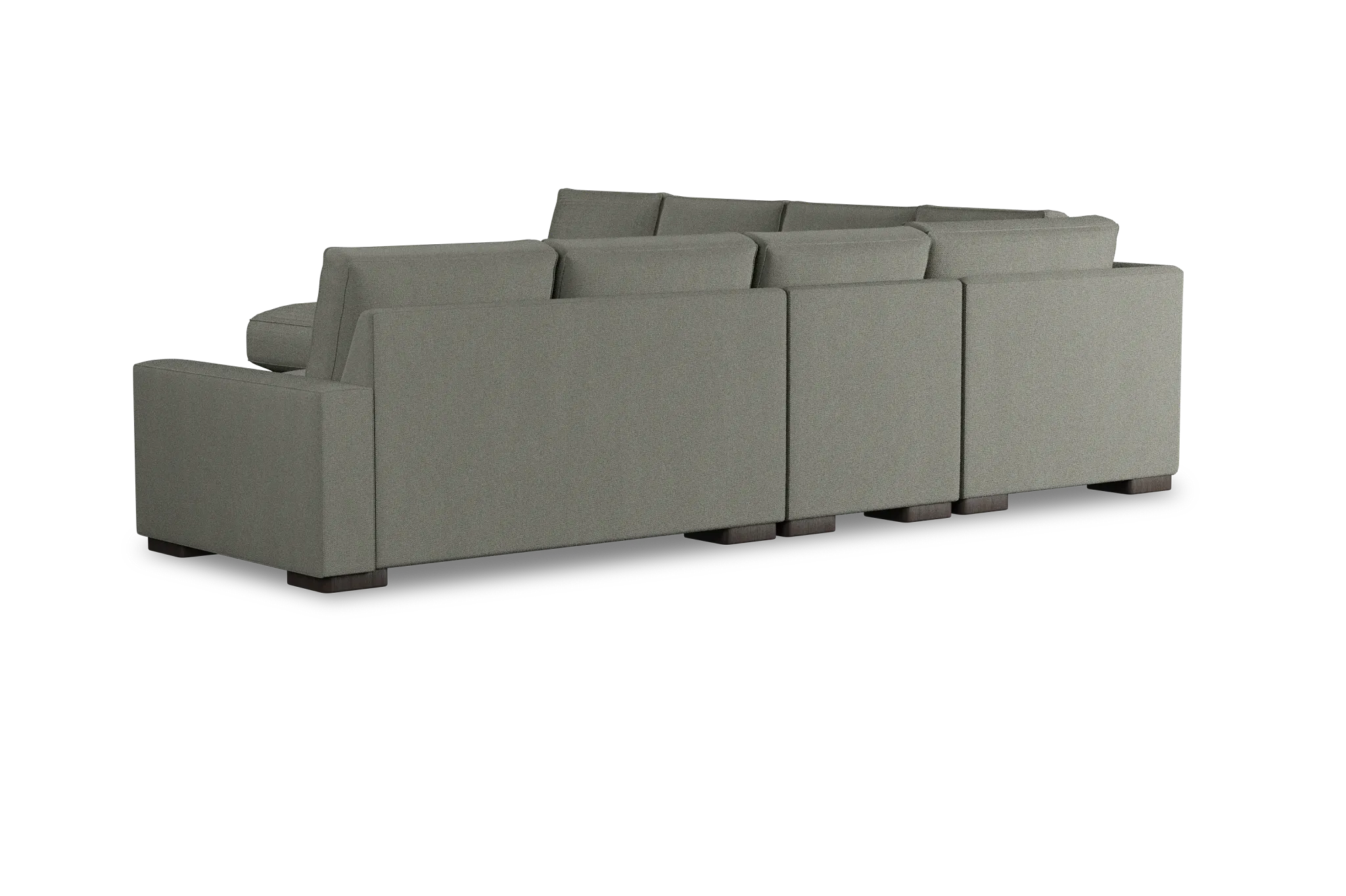 Edgewater Delray Pewter Large Left Chaise Sectional