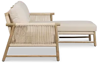 Azure Light Tone Right Arm Chaise Sectional