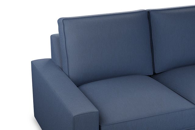 Edgewater Revenue Dark Blue Large Two-arm Sectional