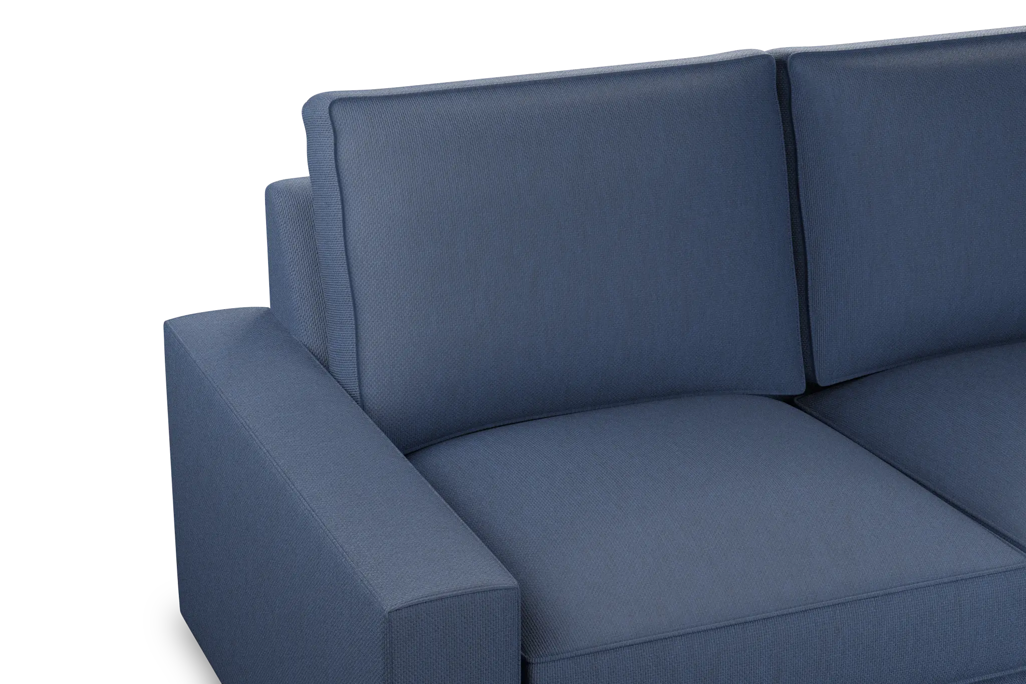 Edgewater Revenue Dark Blue Large Two-arm Sectional Edgewater Revenue Dark Blue Large Two-arm Sectional