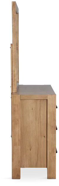Tahoe Light Tone Dresser & Mirror
