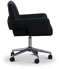 Skye Black Swivel Desk Chair
