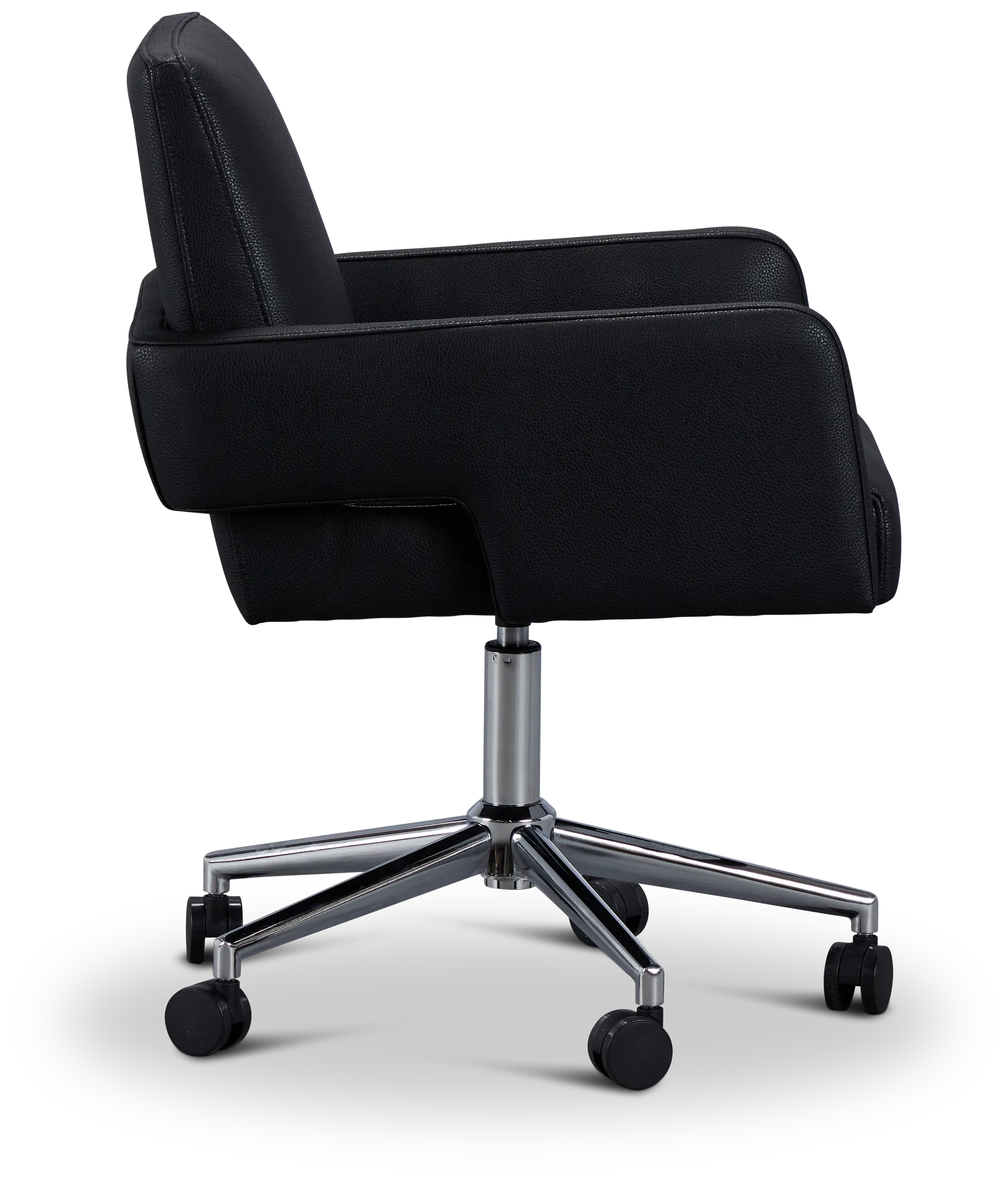Skye Black Swivel Desk Chair