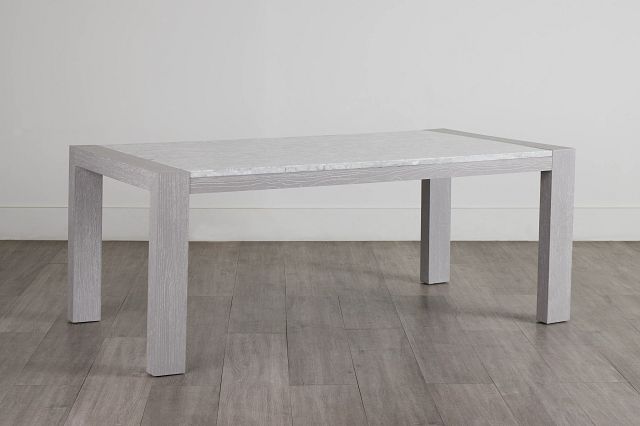 Mckinney Gray Marble Rectangular Table