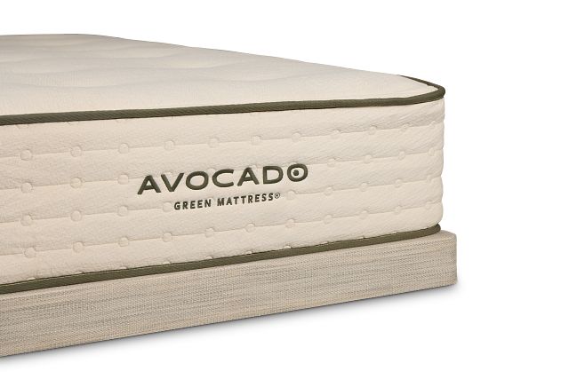 Avocado Green Firm Low-profile Mattress Set