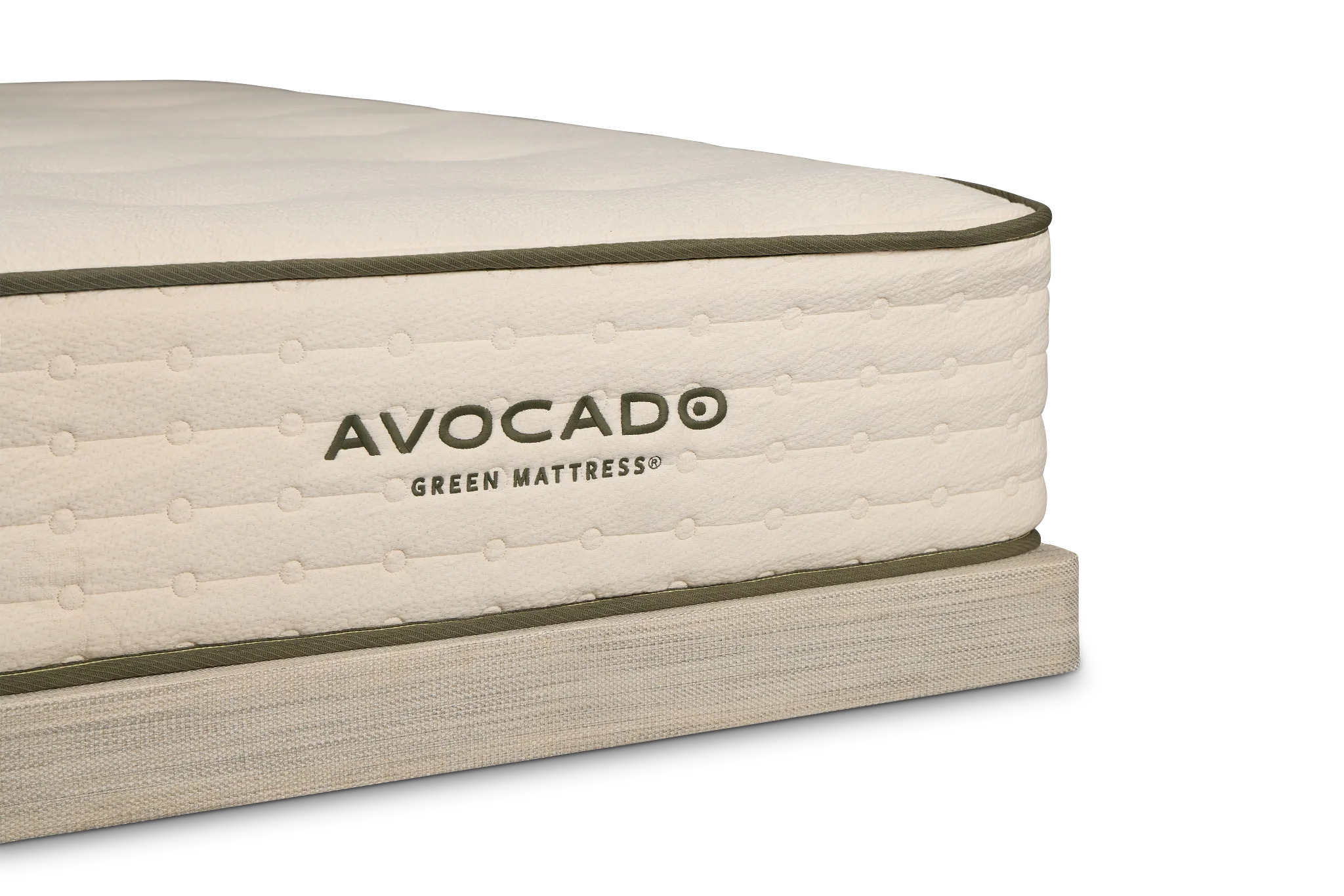 Avocado Green Firm Low-profile Mattress Set