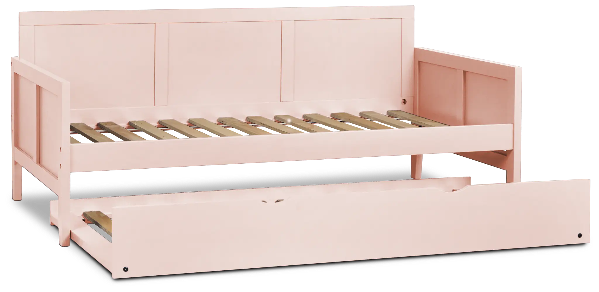 Charleston Pink Panel Trundle Bed Charleston Pink Panel Trundle Bed