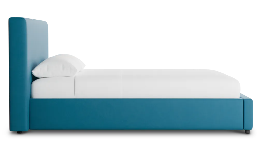 Grayton Joya Teal 44" Upholstered Platform Bed