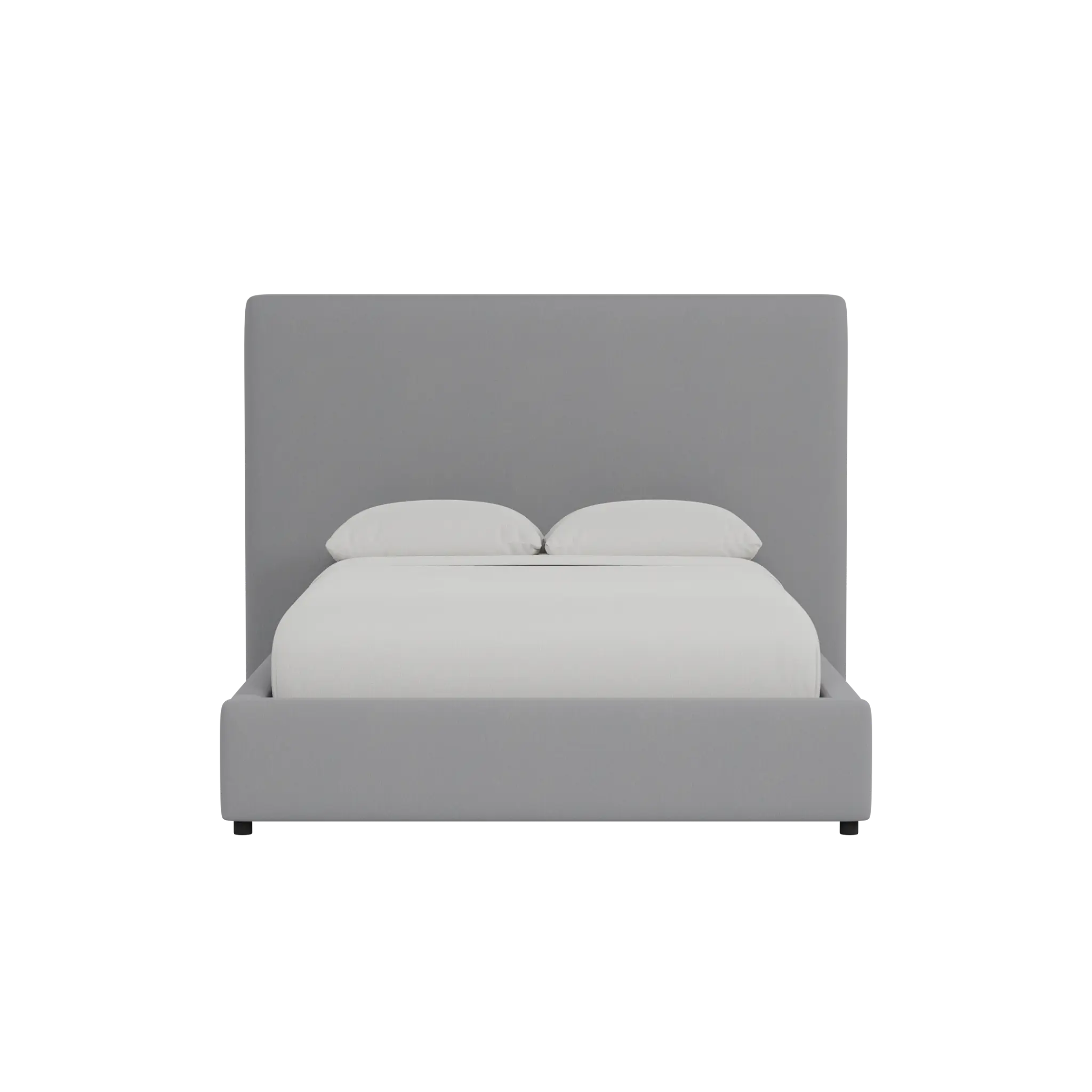 Grayton Delray Light Gray 54" Upholstered Platform Bed Grayton Delray Light Gray 54" Upholstered Platform Bed