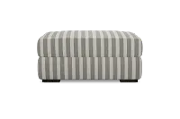 Edgewater Sea Lane Dark Gray Ottoman