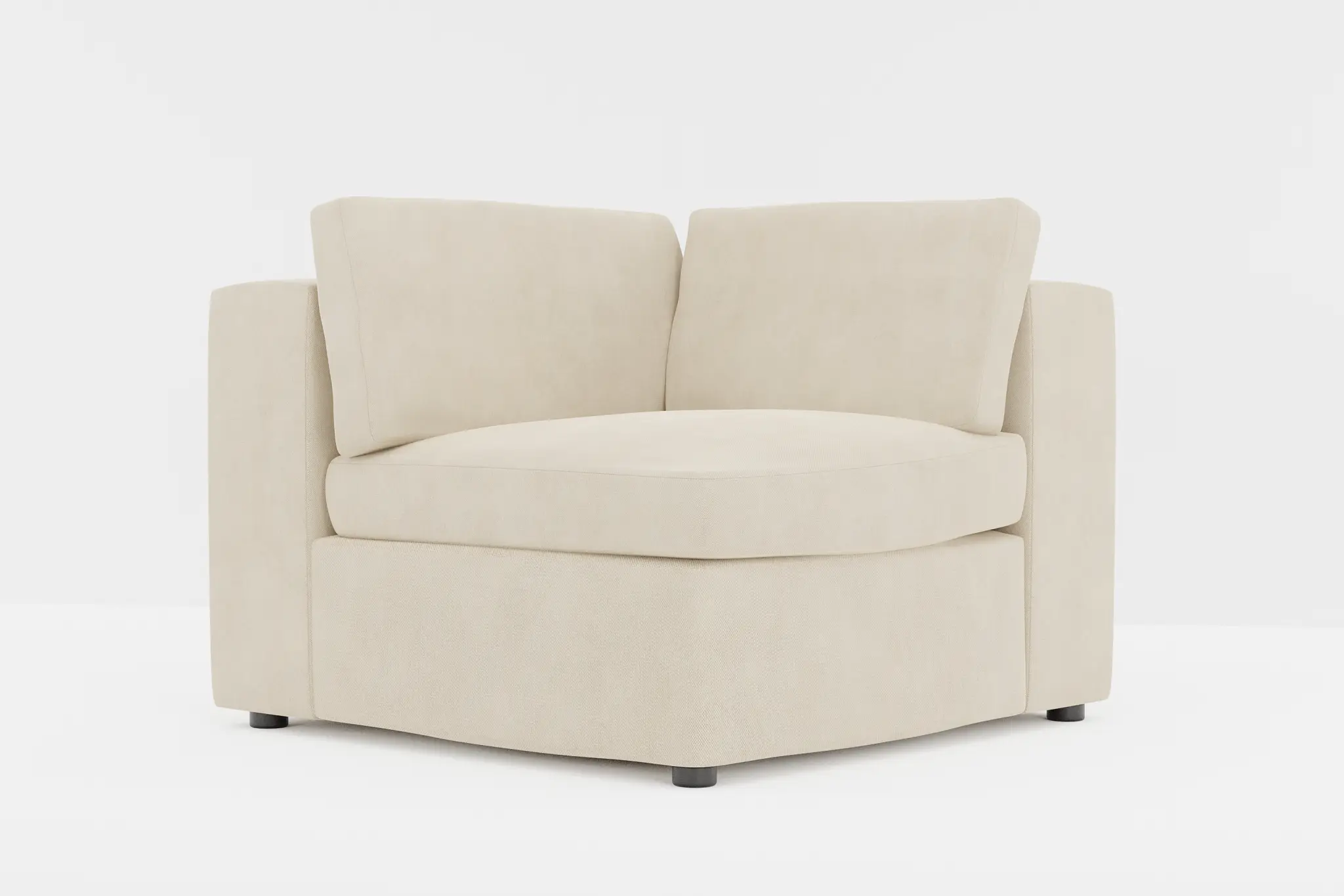 Destin Peyton Beige Fabric Corner Chair Destin Peyton Beige Fabric Corner Chair