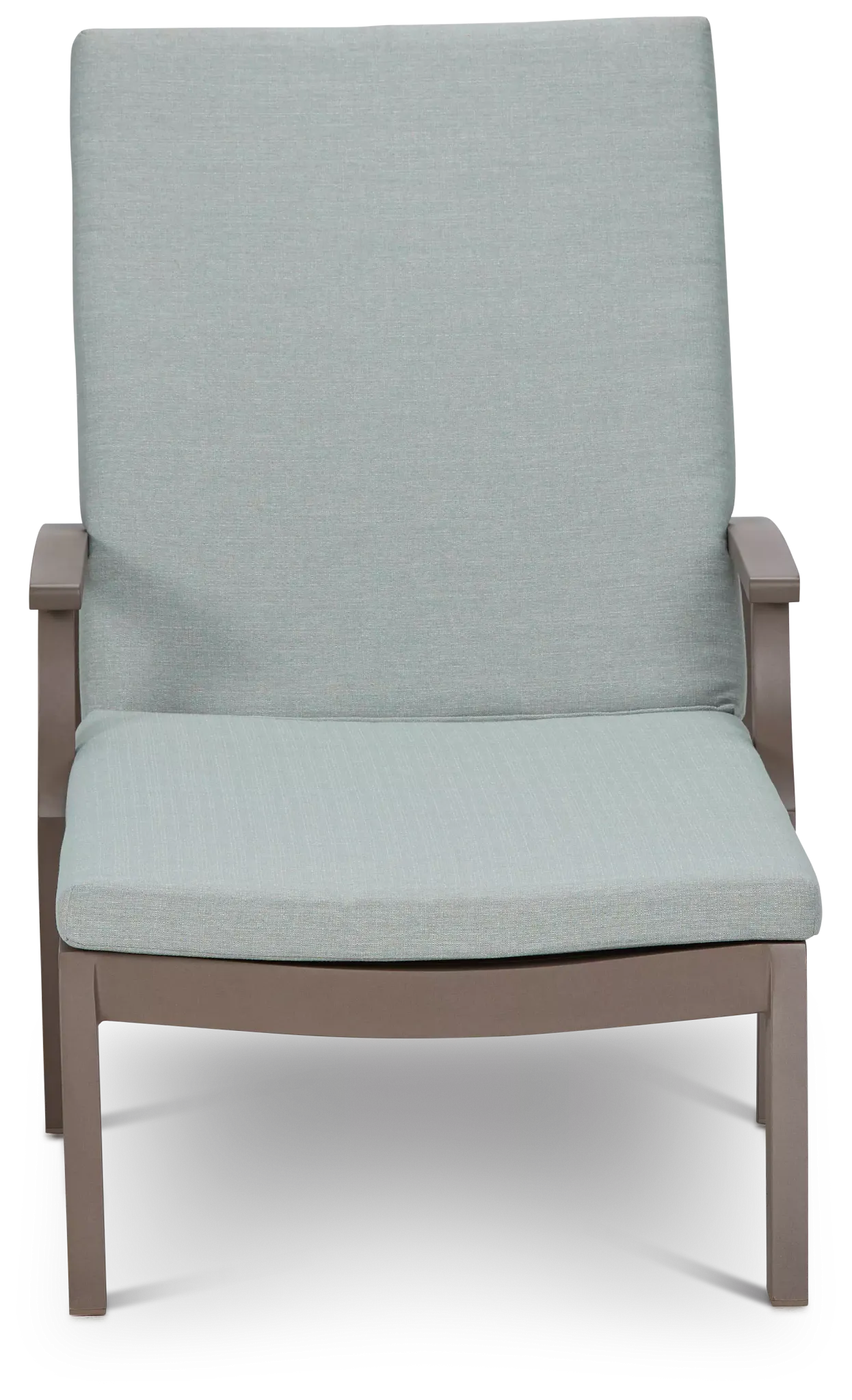 Raleigh Teal Aluminum Cushioned Chaise