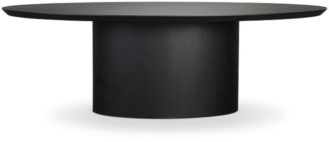 Nomad Black 94" Oval Table