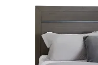 Zurich Gray Panel Bed