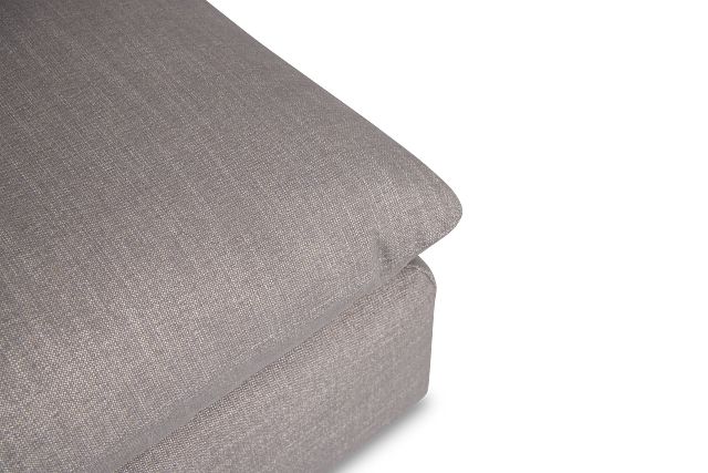 Serena Gray Fabric Corner Chair