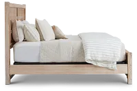 Salt Lake Light Tone Panel Bed
