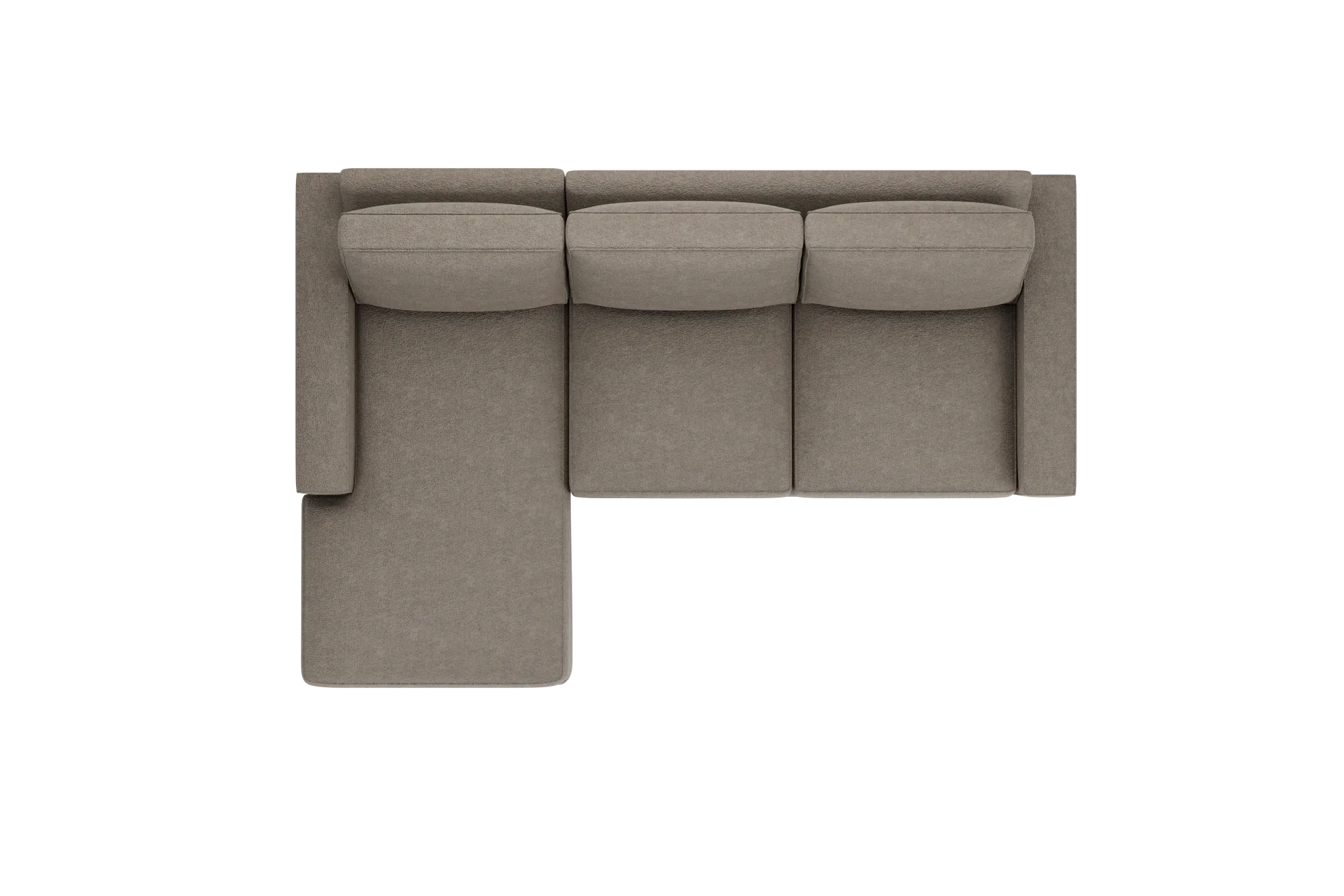 Edgewater Elite Brown Left Chaise Sectional