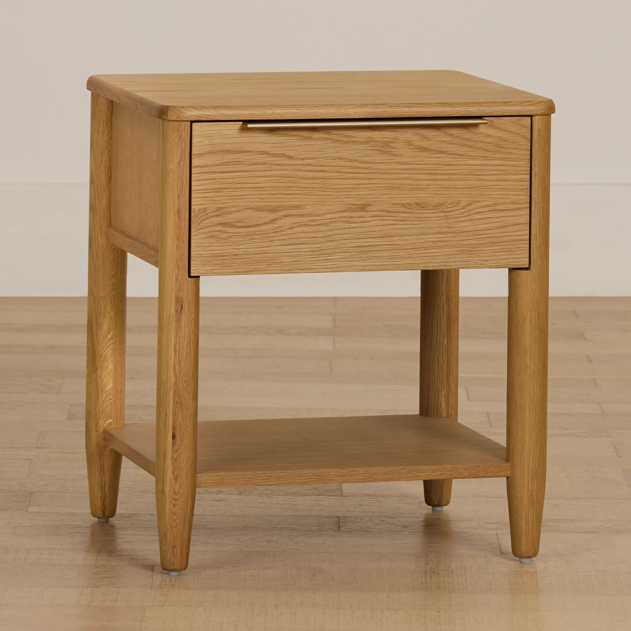 Stockton Light Tone Small Drawer Nightstand