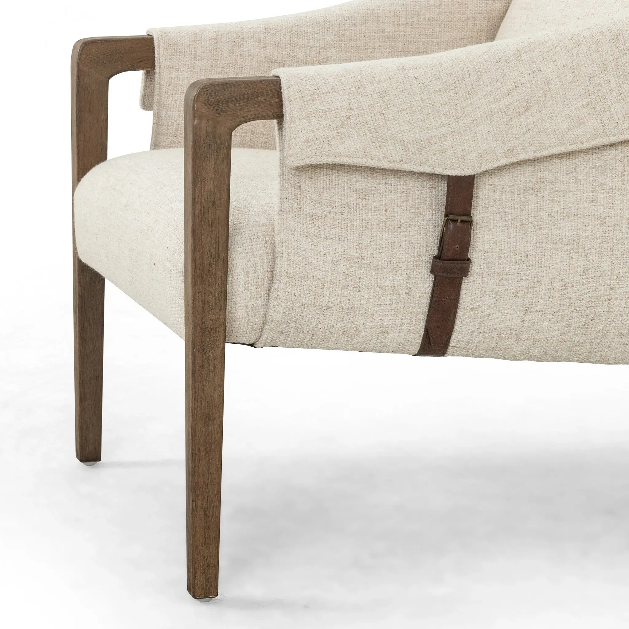 Beckner Light Beige Fabric Accent Chair Beckner Light Beige Fabric Accent Chair