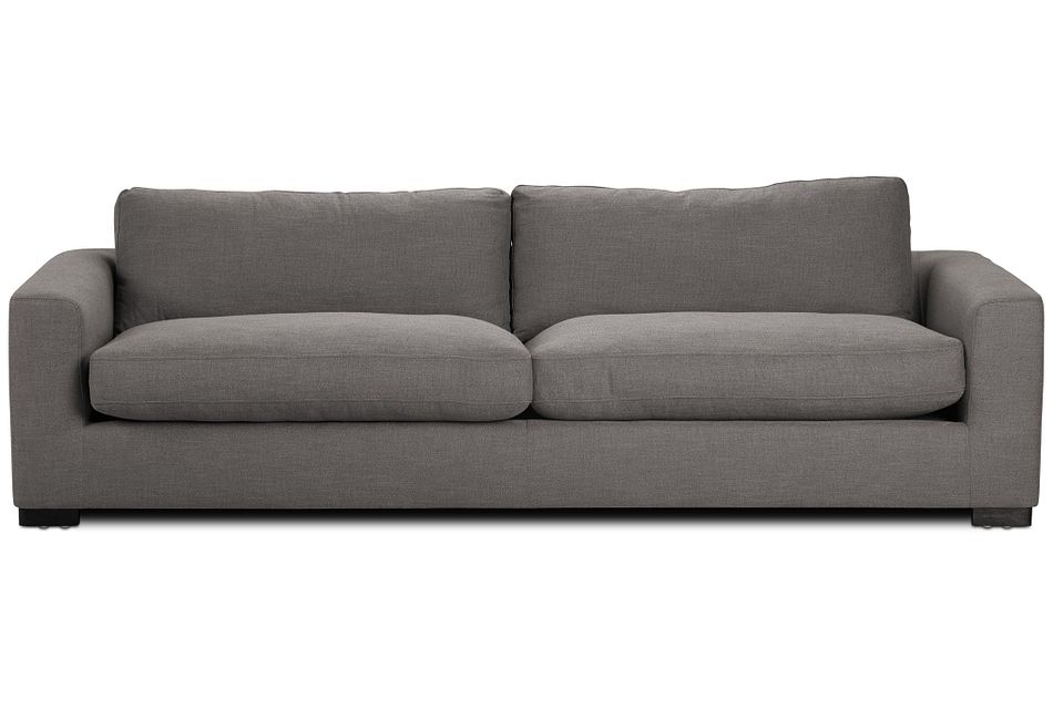 Bohan 103" Dark Gray Fabric Sofa, (1)