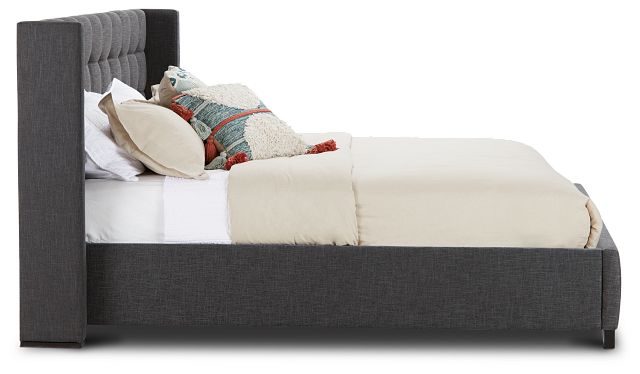 Chatham Dark Gray Low Platform Bed