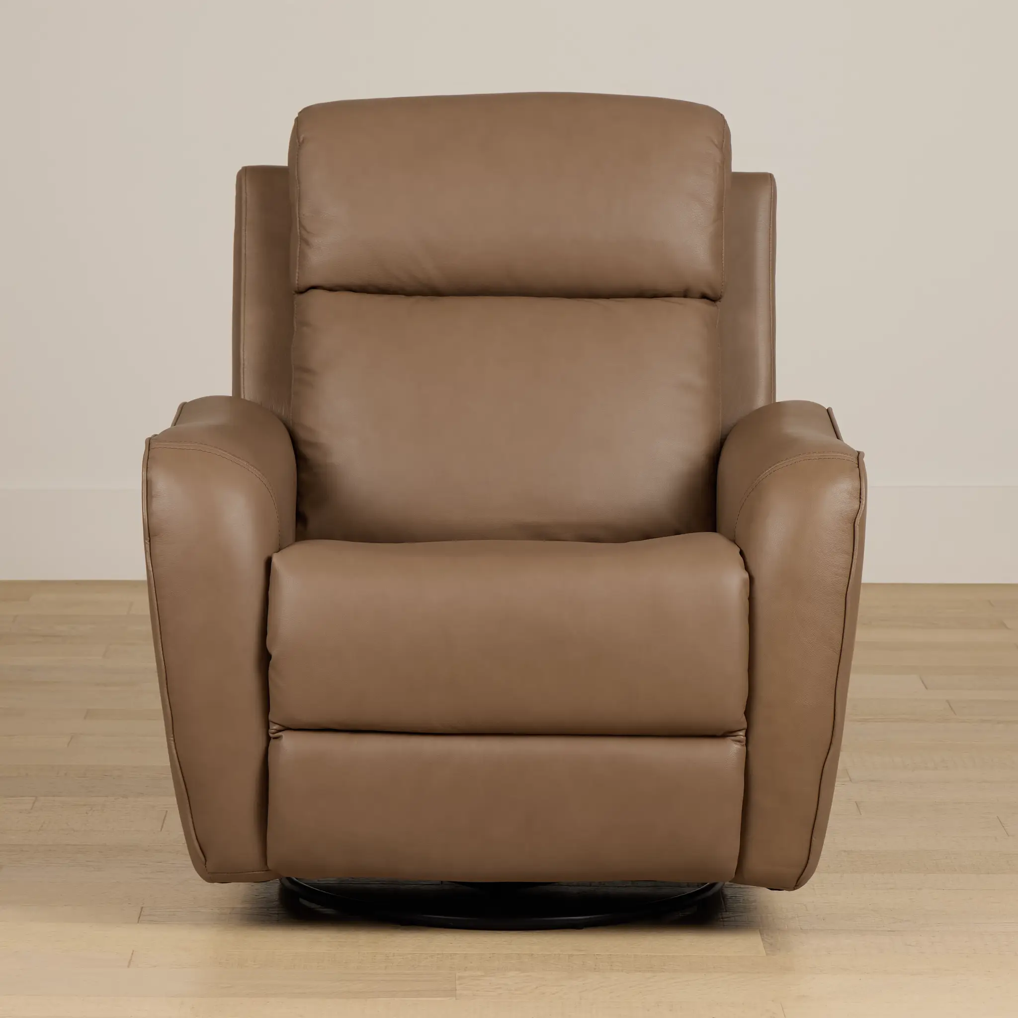 Julian Brown Lthr/vinyl Power Swivel Glider Recliner Julian Brown Lthr/vinyl Power Swivel Glider Recliner