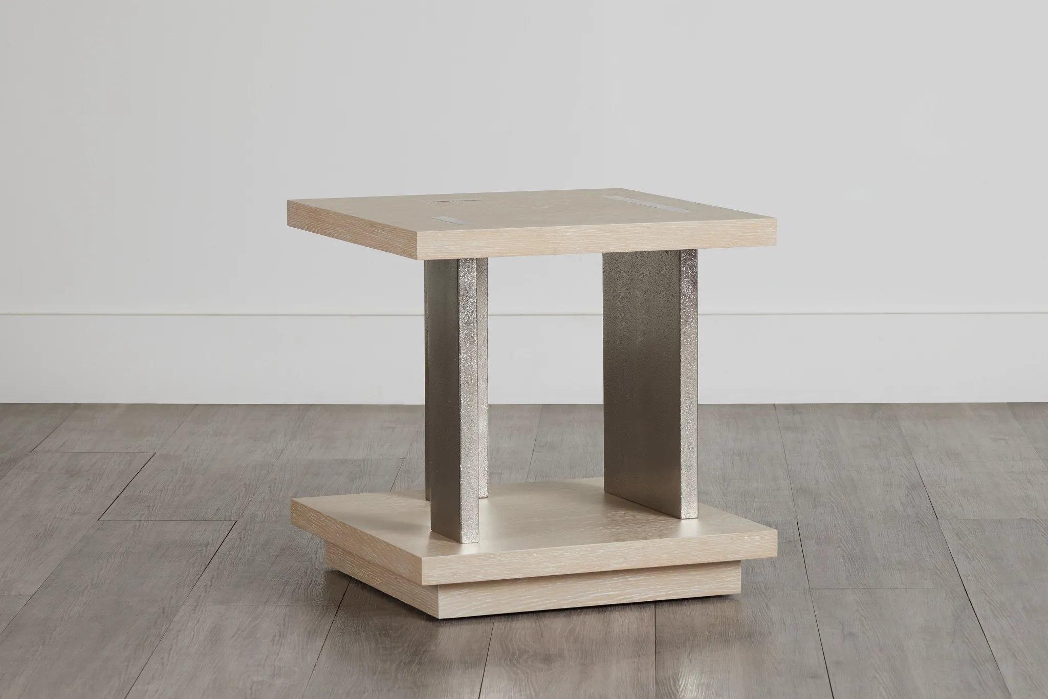 Costa Light Tone Square End Table