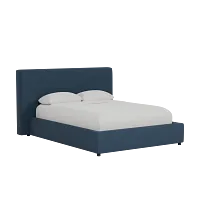Grayton Elite Navy 44" Upholstered Platform Bed