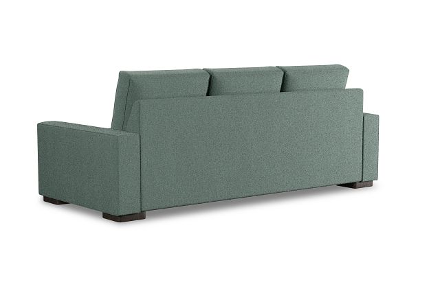 Edgewater Delray Light Green 96" Sofa W/ 3 Cushions (3)
