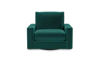 Edgewater Joya Green Swivel Chair