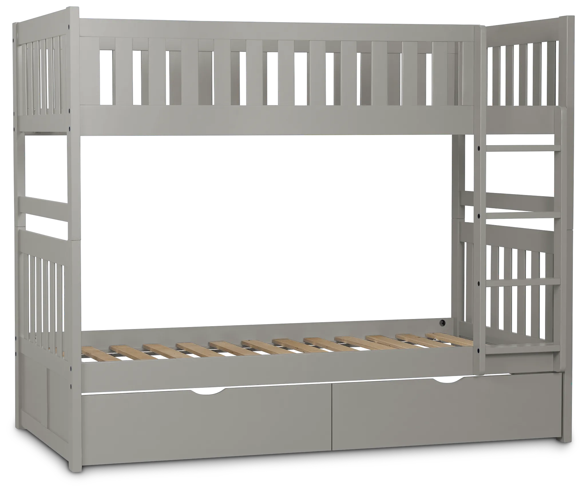Charleston Gray Storage Bunk Bed