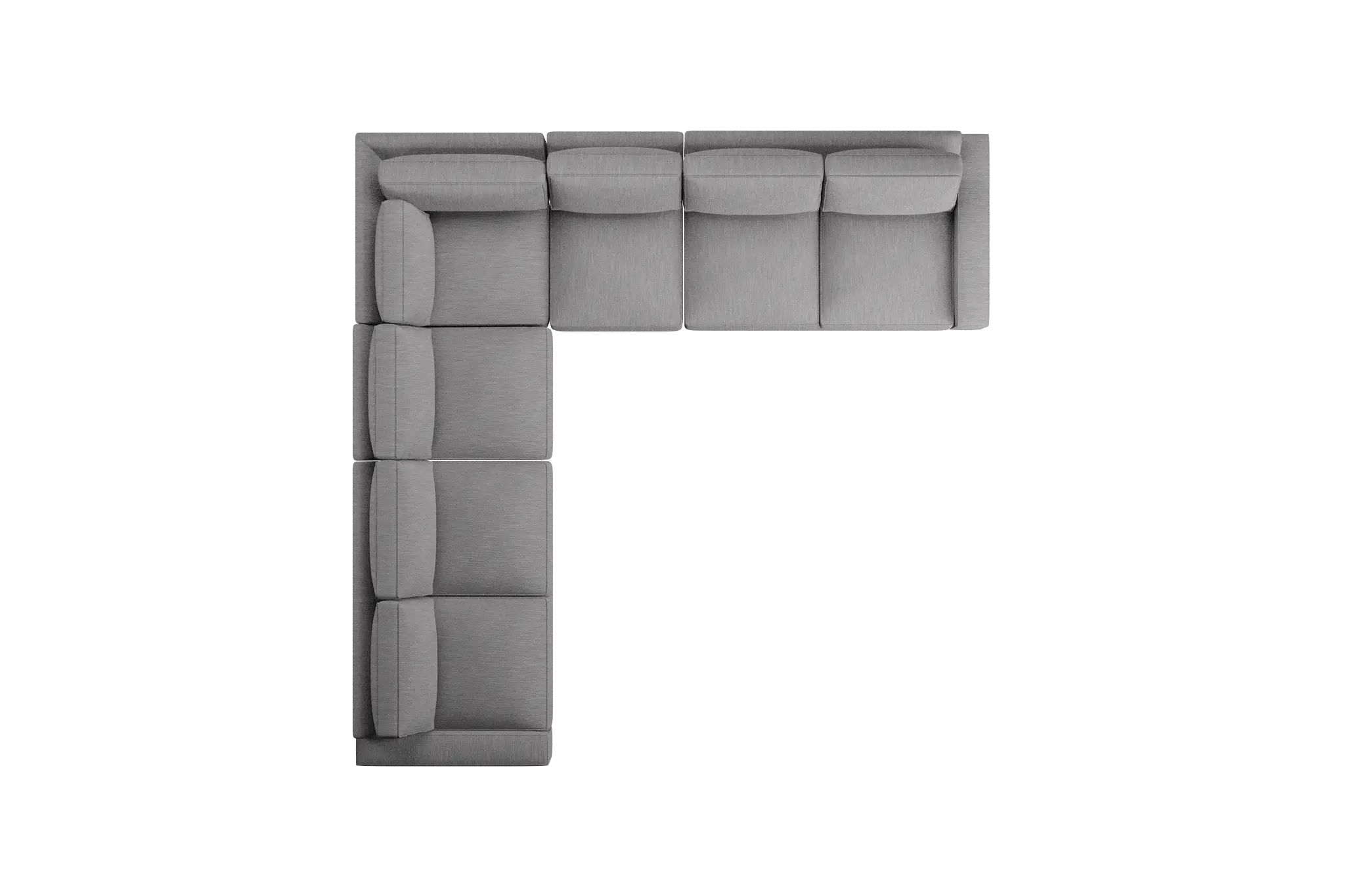 Edgewater Revenue Gray Large Two-arm Sectional Edgewater Revenue Gray Large Two-arm Sectional