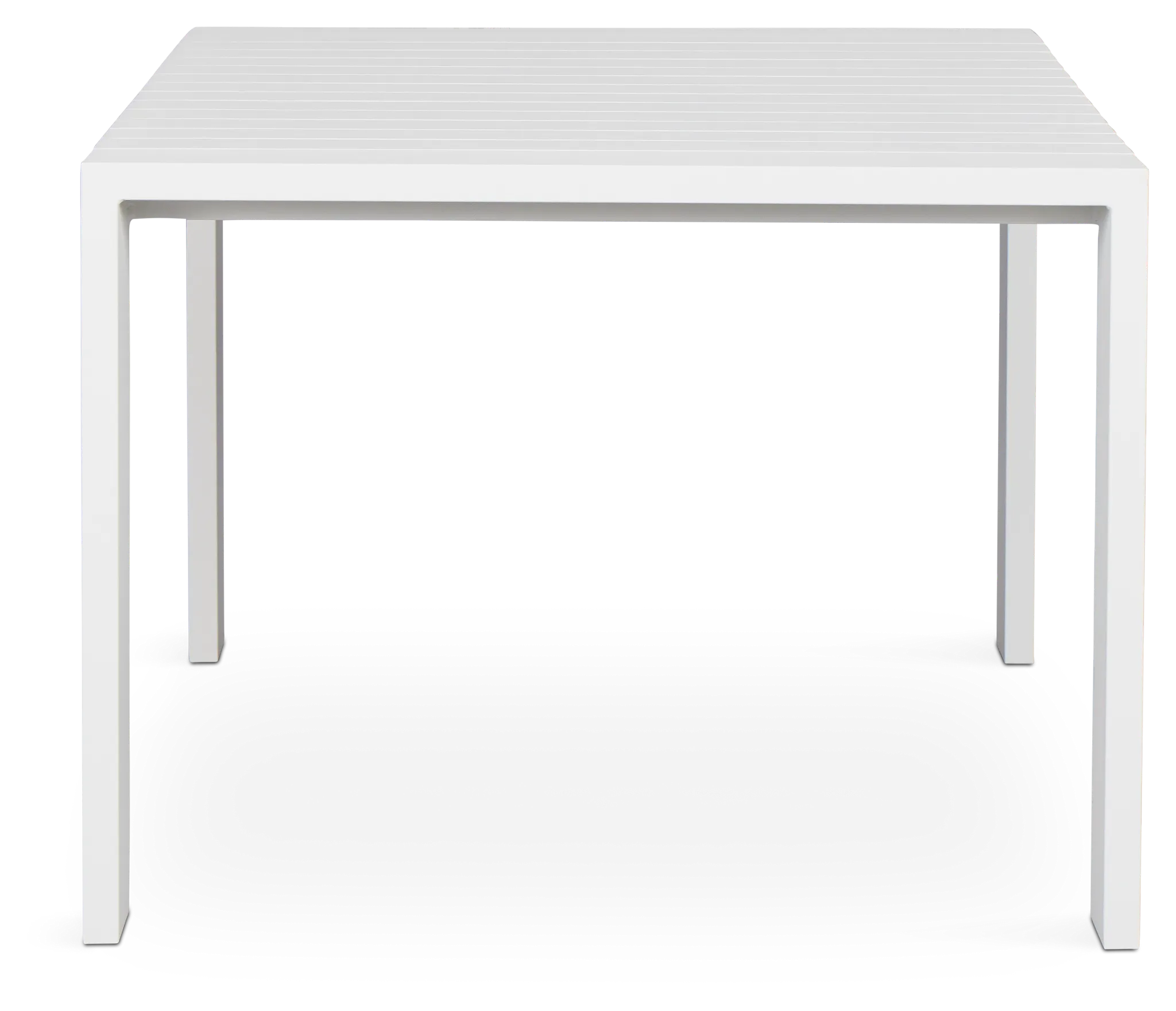 Sunrise White 65" Rectangular Table