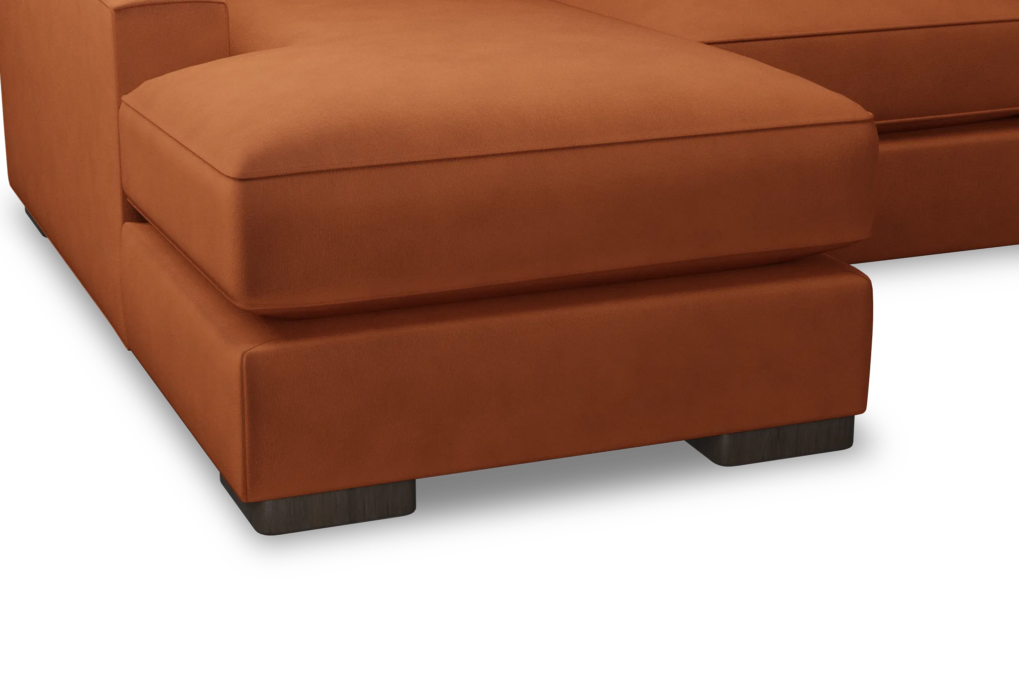 Edgewater Joya Orange Large Left Chaise Sectional