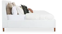 Provo White Uph Panel Bed