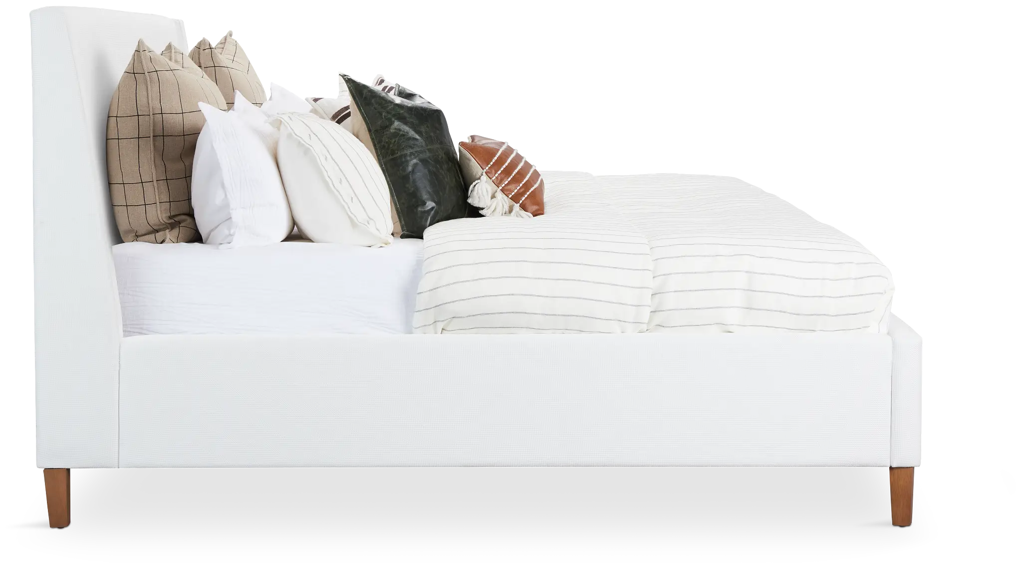 Provo White Uph Panel Bed Provo White Uph Panel Bed