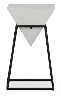 Roxy White Accent Table