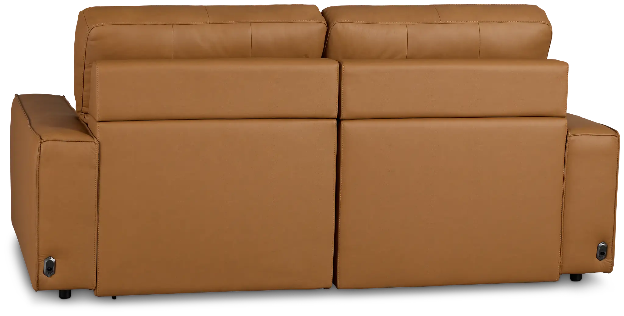 Rudy Brown Lthr/vinyl Power Extension Chaise Sofa Rudy Brown Lthr/vinyl Power Extension Chaise Sofa