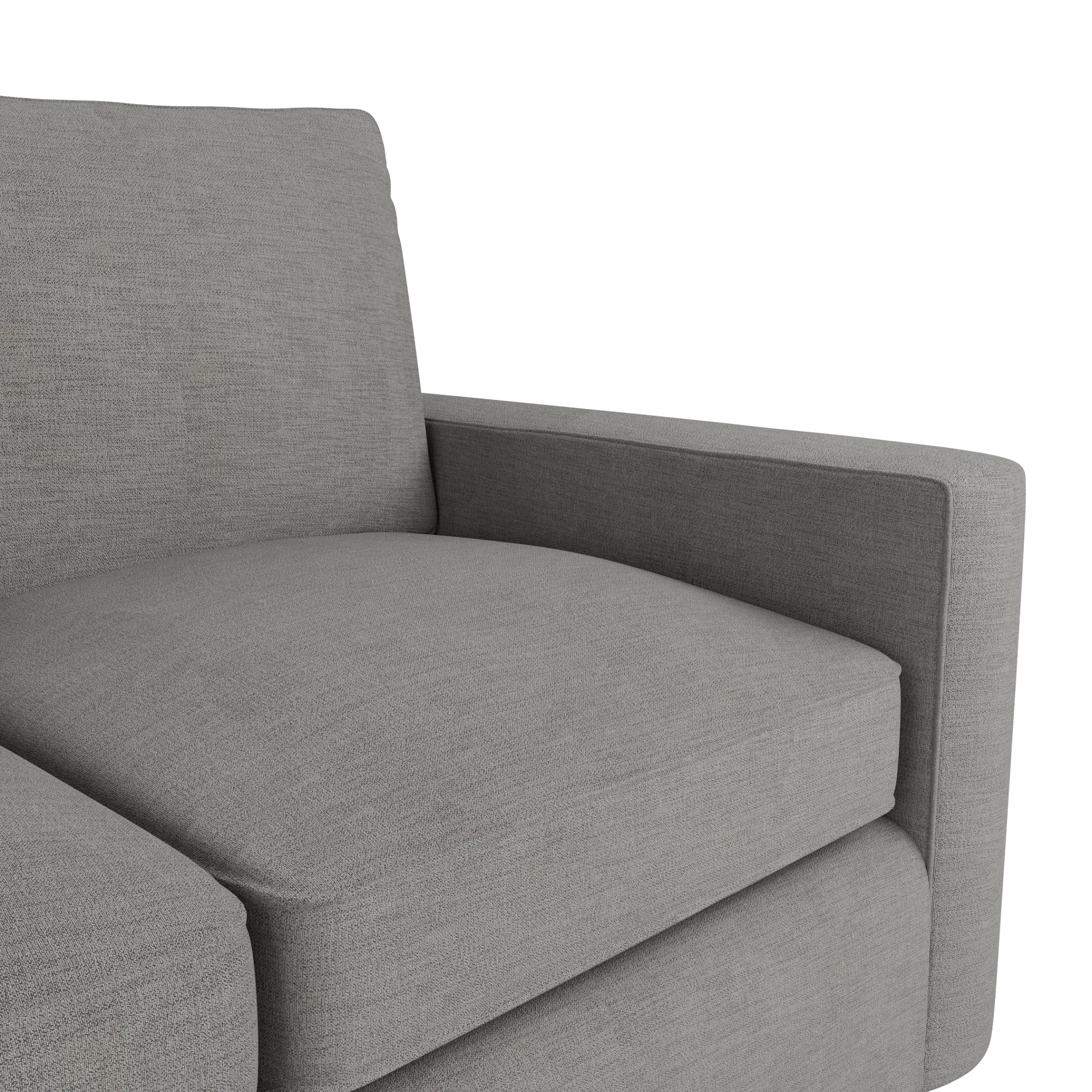 Siesta Maguire Gray Fabric Loveseat Siesta Maguire Gray Fabric Loveseat