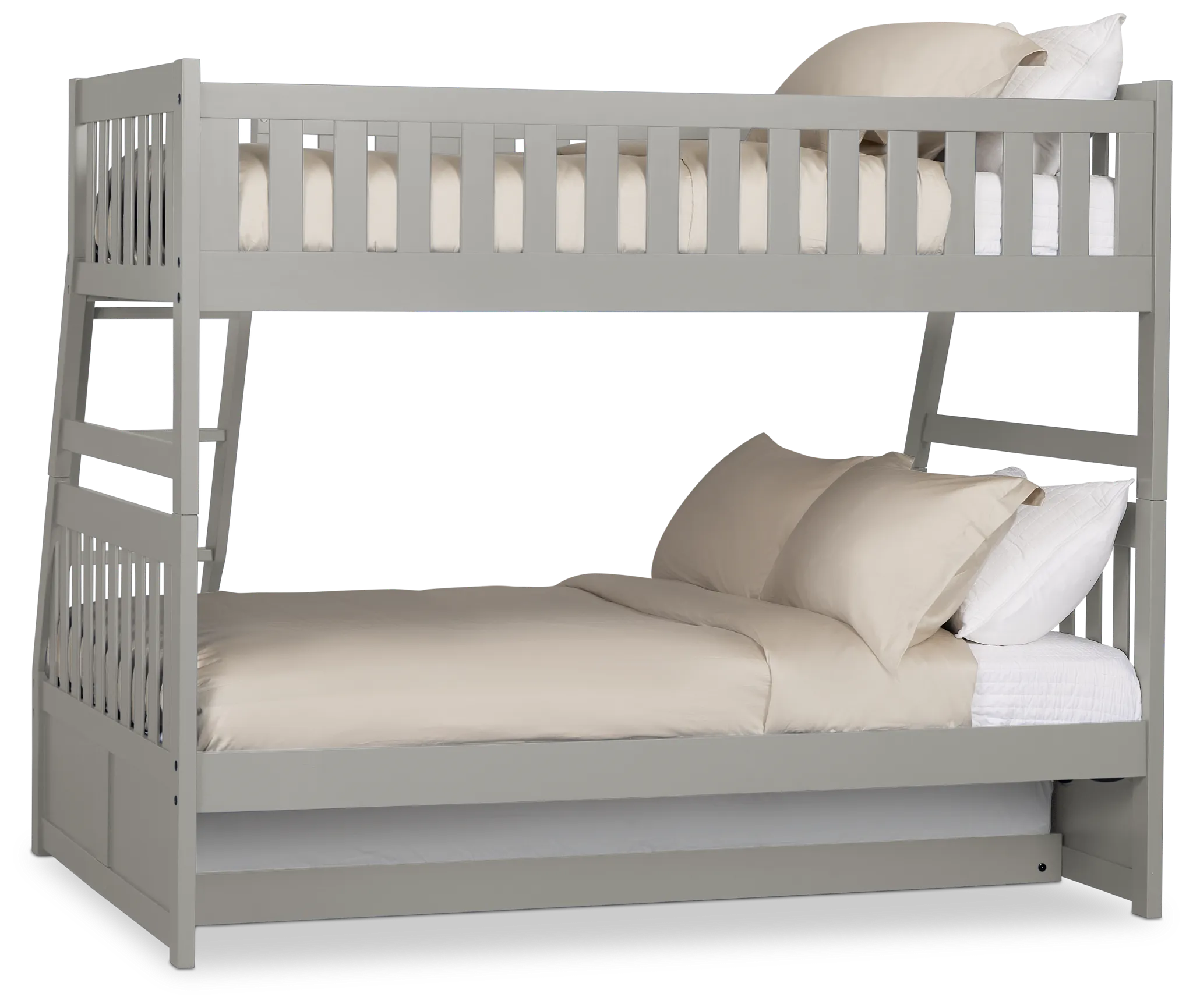 Charleston Gray Trundle Bunk Bed