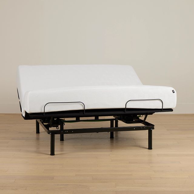 Rest & Renew By Zinus Gel Memory Foam Mattress 12" Medium Slat Adjustable Mattress Set
