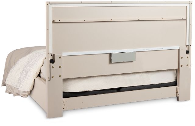 Brasilia Light Beige Platform Bed