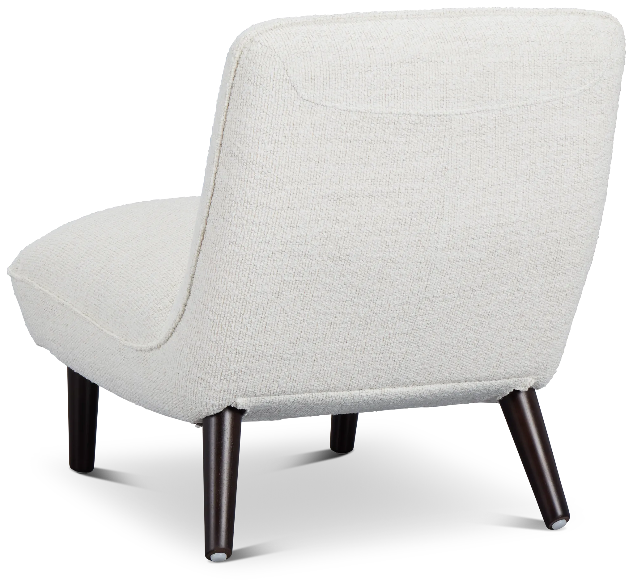 Lilac White Fabric Accent Chair