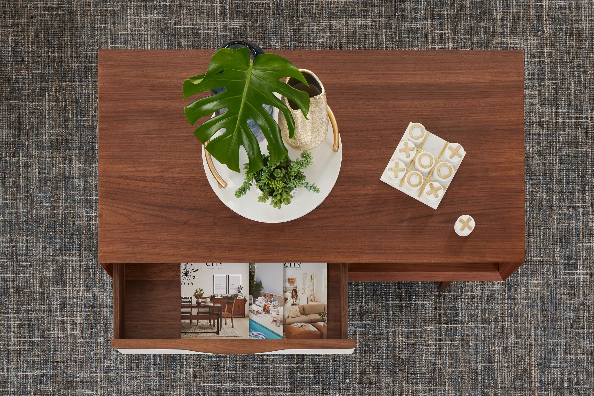 Flynn Mid Tone Rect Coffee Table Flynn Mid Tone Rect Coffee Table